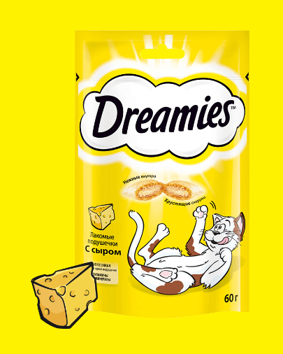 Dreamies™ с сыром