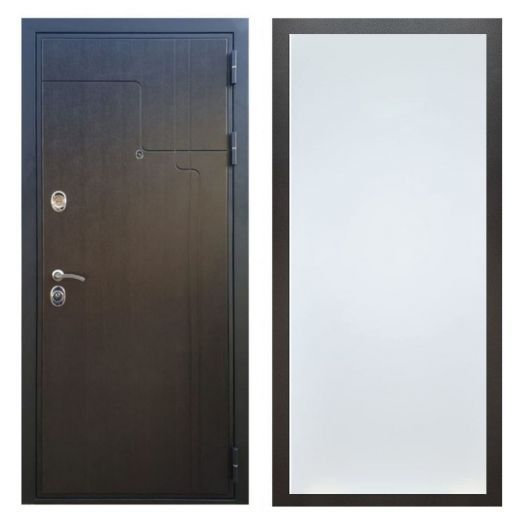 Дверь входная металлическая Армада H246 Венге ФЛ-Гладкая Белый Софт