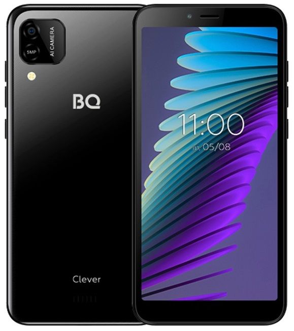 Смартфон BQ 5765L Clever 3/16 ГБ, чёрный