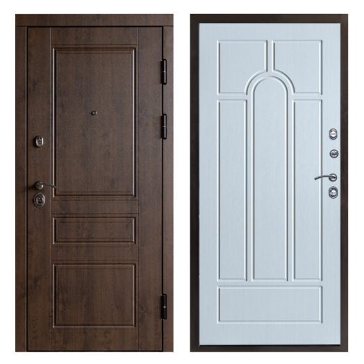 Входная Металлическая Дверь Термодор Termo-door (T.DOOR) Орегон дуб Арка лиственница