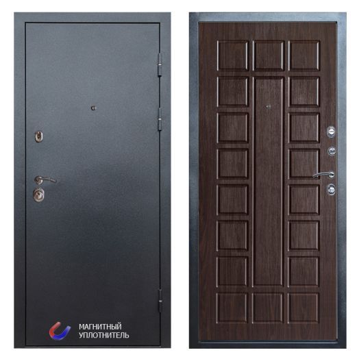 Входная Металлическая Дверь Термодор Termo-door (T.DOOR) Техно Графит Престиж венге