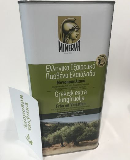 Оливковое масло Minerva - 4 л экстра вирджин