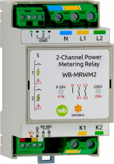 Модуль реле 2-канальный WB-MRWM2
