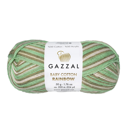 Baby cotton Rainbow (Gazzal) 477