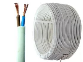 Провод ШВВП кабель сетевой 2х0.75 мм, ТУ, 1 метр