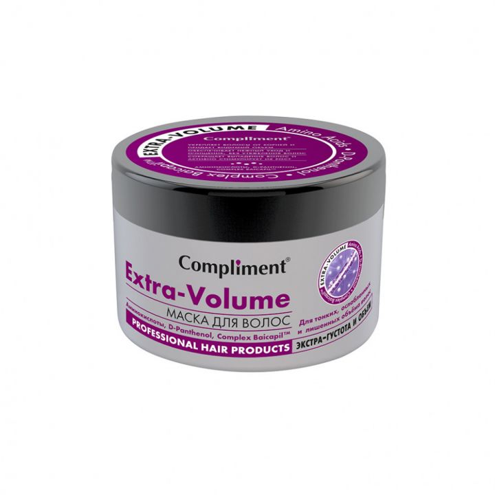 Маска д/волос Compliment 500мл Extra Volume D-panthenol с аминокислотами