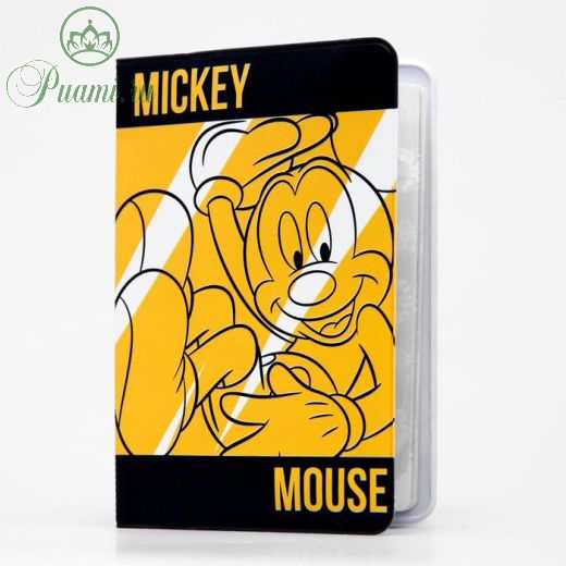 Обложка для паспорта "MICKEY MOUSE", Микки Маус