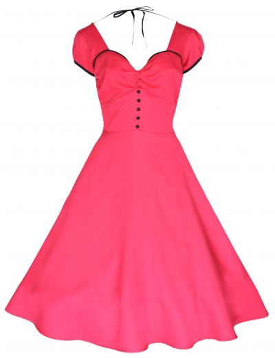 Пышное розовое платье в стиле 50-х "Белла"