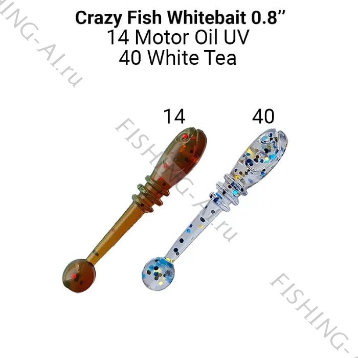 Crazy Fish Whitebait 0.8 (цвет 14. 40)