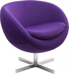 Дизайнерское кресло A686 фиолетовое
