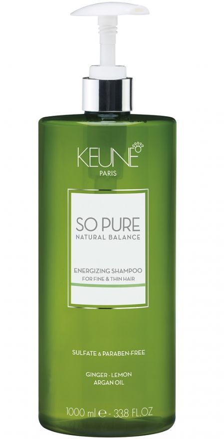 Keune So Pure Шампунь Тонизирующий/ Energizing Shampoo 1000 мл.