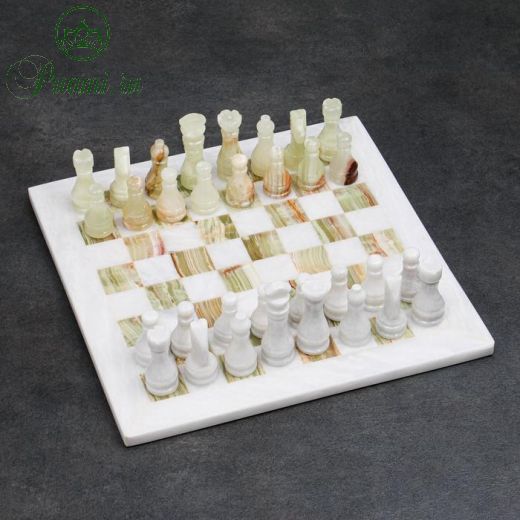 Шахматы «Элит»,  доска 30х30 см, оникс