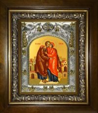Икона Иоаким и Анна праведные богоотцы (14х18)