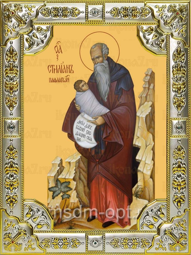 Икона Стилиан преподобный (18х24)