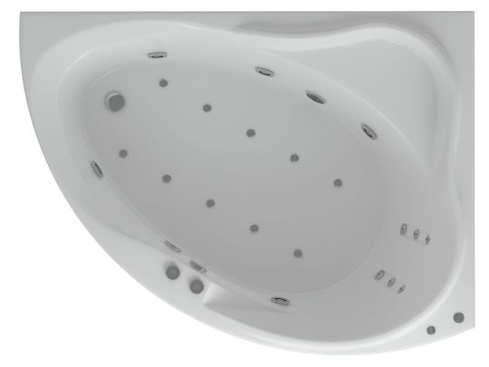 Акватек полимерная ванна Альтаир 158х120 схема 2