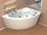 Акриловая ванна Акватек Аякс-2 под угловую установку 170х110 схема 1