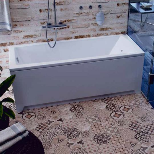 Прямоугольная ванна из акрила Акватек Либра NEW с экраном 160х70 схема 6