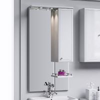 Зеркало-шкаф с подсветкой Aqwella Барселона  55х108 схема 2