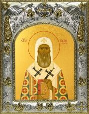Икона Петр митрополит Московский святитель(14х18)
