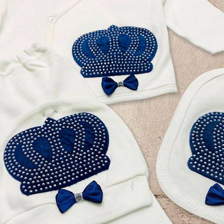 Костюм для мальчика Baby Life с короной синий