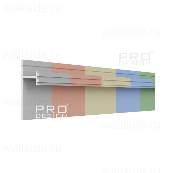 Теневой плинтус скрытого монтажа Pro Design ral