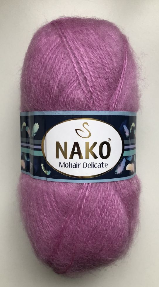 Mohair Delicat (Elegant) (Nako) 6113-розовая сирень
