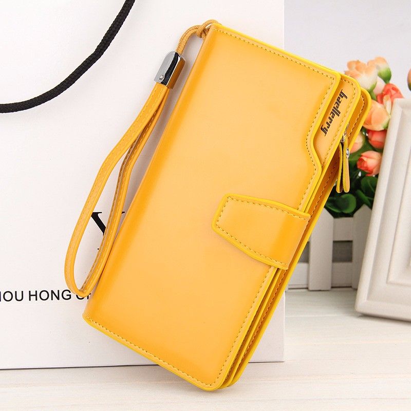 Кошелёк Woman Baellerry Wallet Pu Clutch Bag, Цвет Желтый