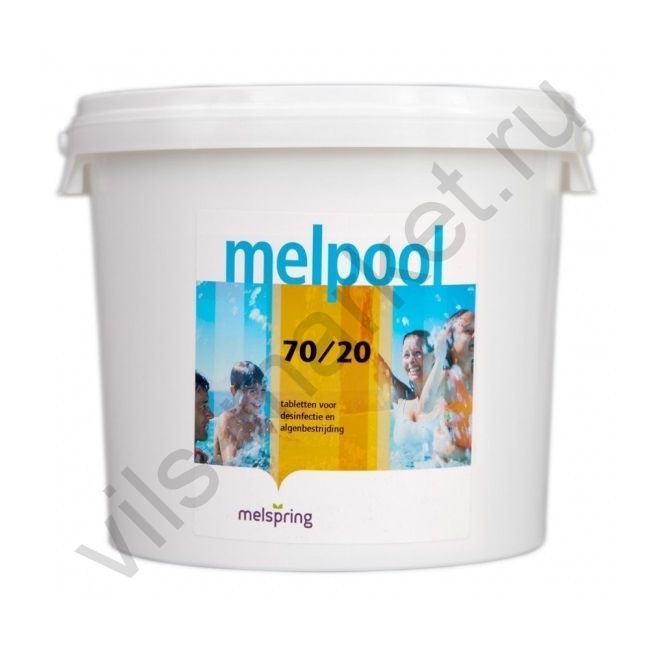 Дезинфектант для бассейна на основе гипохлорита кальция Melpool N.X 70/20