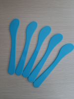 Шпатель лопатка пластиковый для депиляции, голубой, 1 шт (15,5 см)