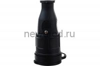 Штепсельный разъем с заглушкой 2Р+РЕ 1х16А 220-240V (каучук) Lezard