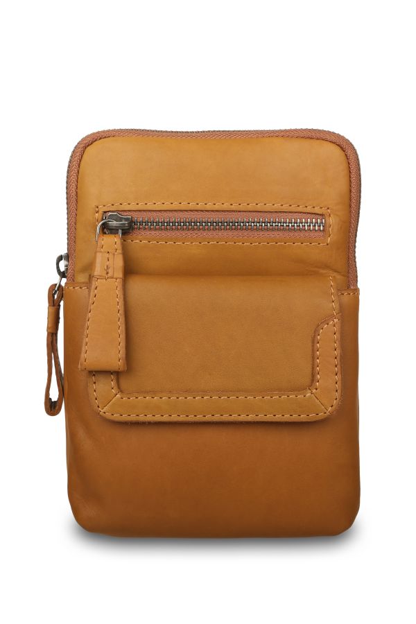 Кожаная сумка-планшет Ashwood Leather W-71 Tan