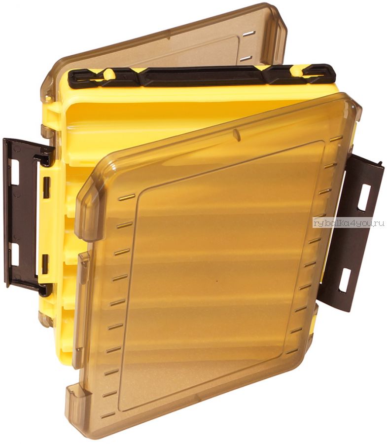 Коробка для воблеров Kosadaka TB-S31C двухсторонняя цвет: желтый