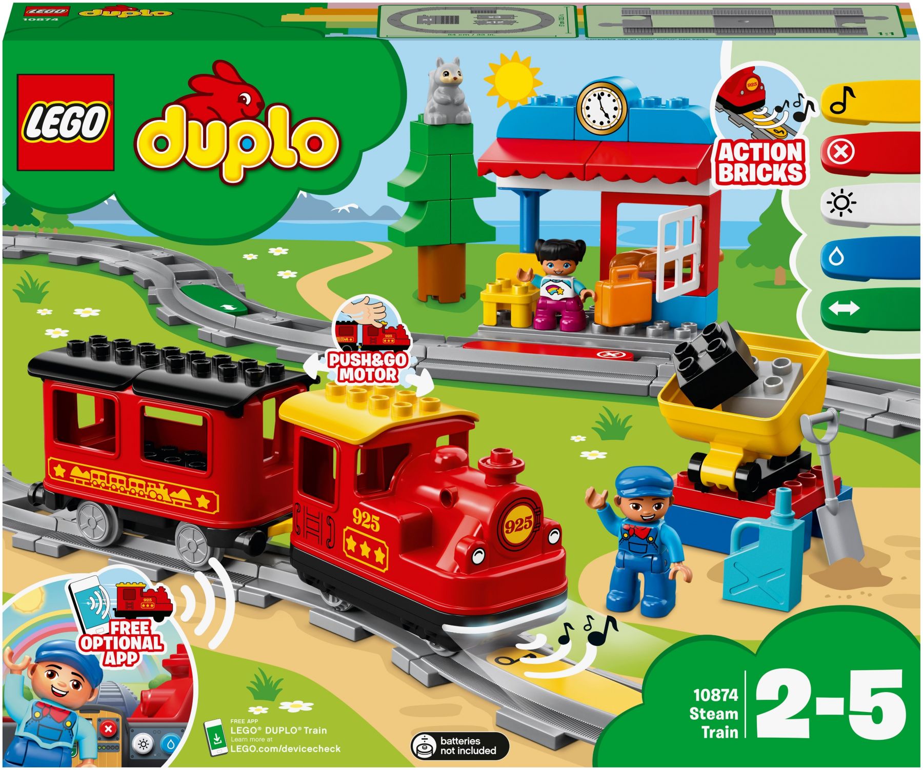 Конструктор LEGO Duplo 10874 Поезд на паровой тяге