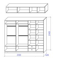Схемы с размерами шкафов