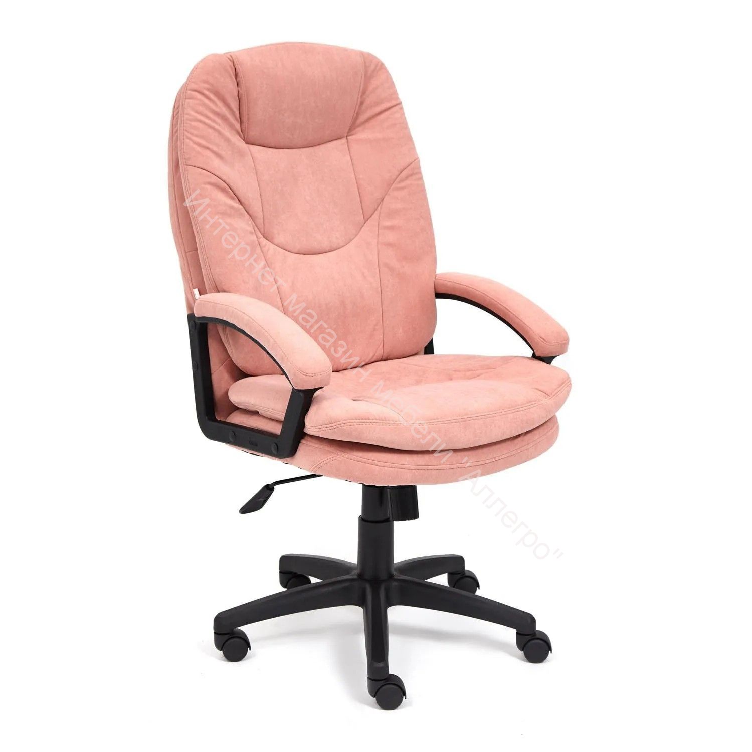 Кресло COMFORT LT флок, розовый, 137