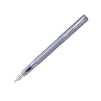 Parker Vector XL - F21 серебристый, перьевая ручка, F, подар.кор.