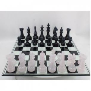 Набор шахматный Chess, коллекция "Шахматы" 60*13*60, Стекло, Полирезин, Черный, Белый