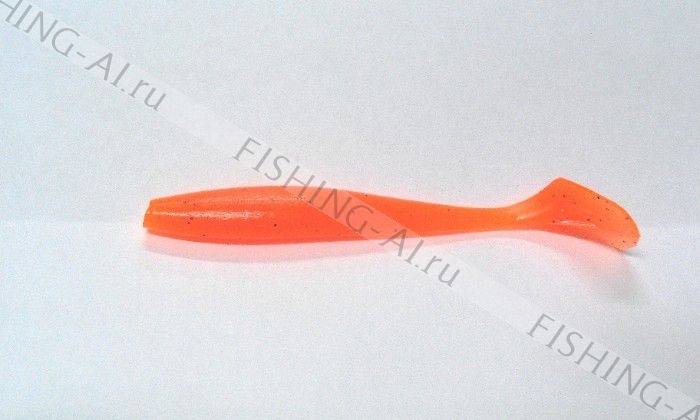 Силиконовая приманка MRT Swift Tail цвет-02 Orange 100 мм