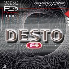 Накладка Donic Desto F4 (гладкая) 1,8 черная