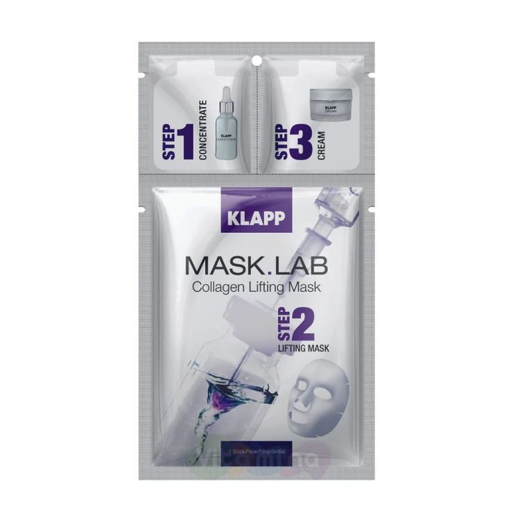 Klapp 3-х компонентная коллагеновая маска Mask.Lab Collagen Lifting Mask, 1 шт