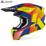 Шлем Airoh Twist 2.0 Lift, Красно-сине-жёлтый