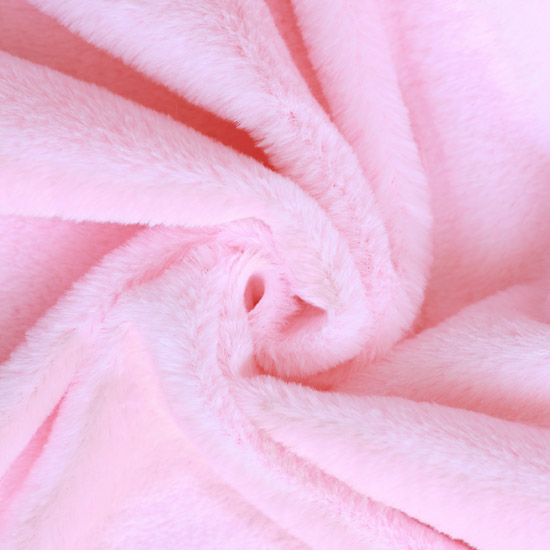 Мех пушистый "Норка" - розовый 50х37 см.