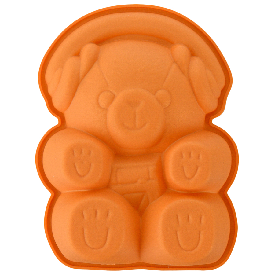 Форма для приготовления пирожного Teddy Bear 12,5 х 16 см силиконовая