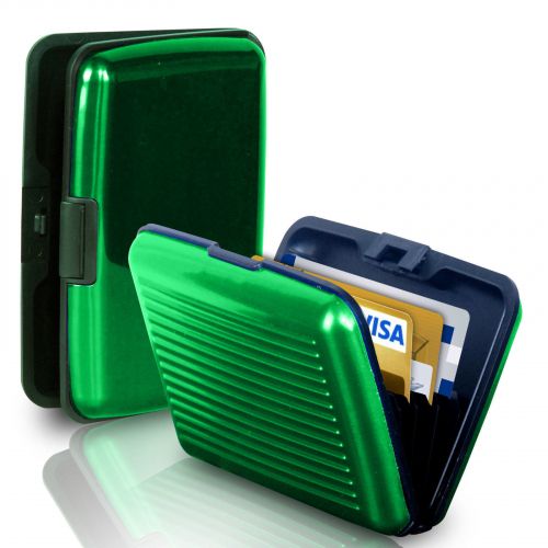 Кейс для кредитных карт Security Credit Card Wallet (цвет зелёный)