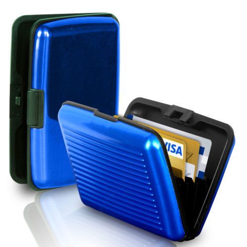 Кейс для кредитных карт Security Credit Card Wallet (цвет синий)