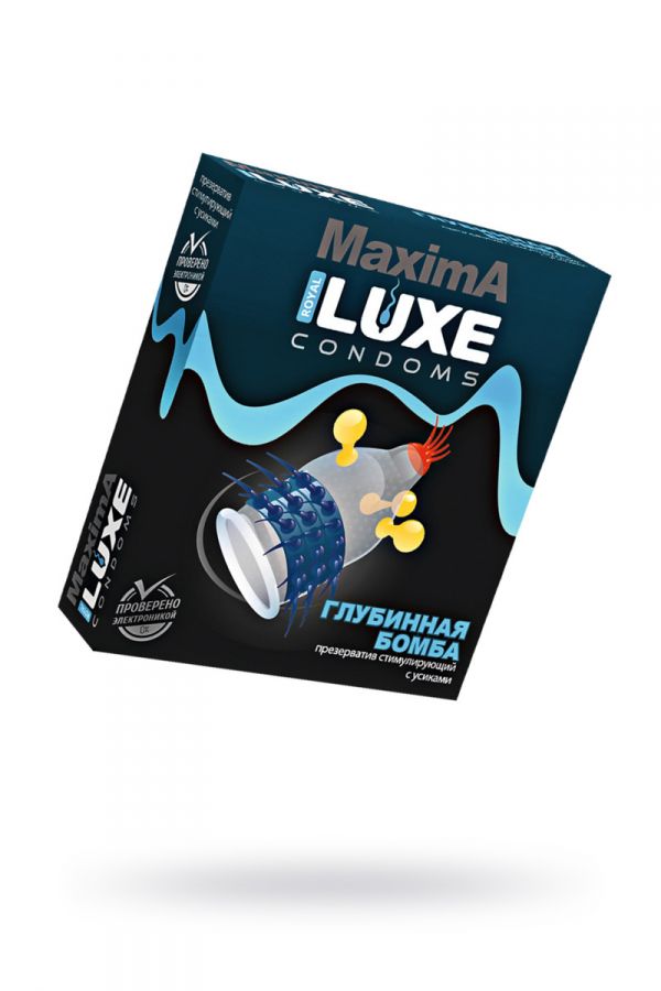 Презерватив LUXE, MAXIMA, «Глубинная бомба», 18 см, 5,2 см, 1 шт.