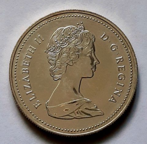 1 доллар 1986 Канада Великобритания UNC