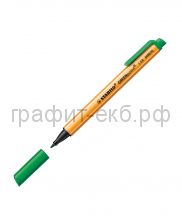 Ручка капиллярная Stabilo GREENpoint 0.8мм зеленая 6088/36