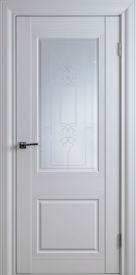 Дверное полотно Арт Классик-1SF Белый Шёлк