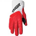 Thor Spectrum Red/White перчатки для мотокросса и эндуро